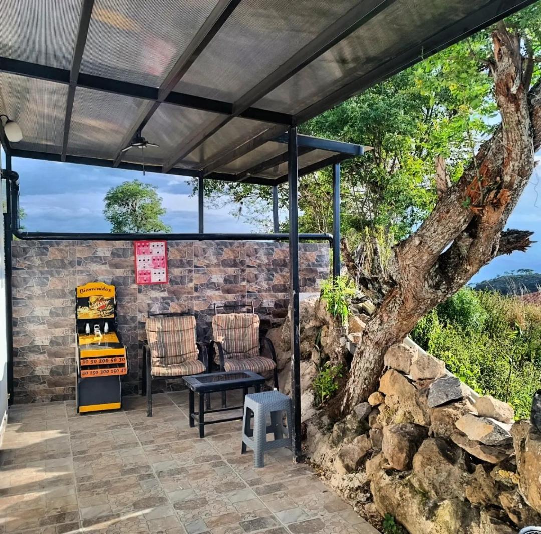 Cabana Susurros Del Cielo Barichara Bagian luar foto