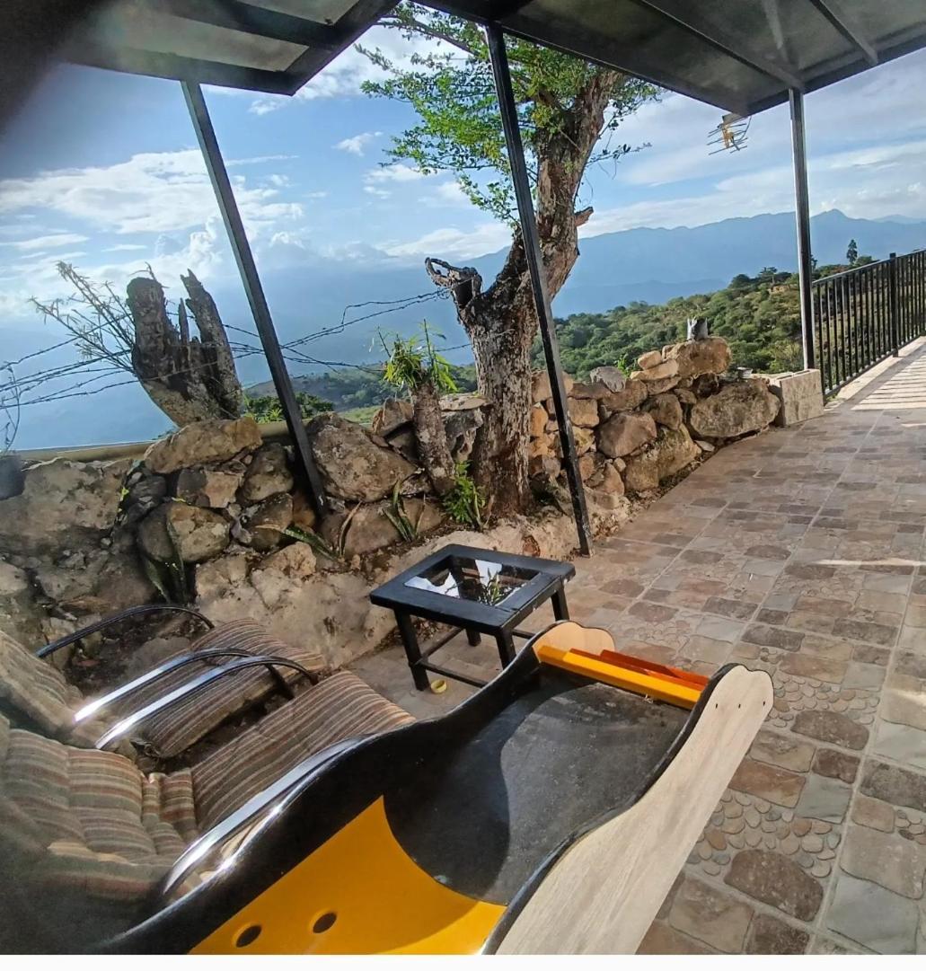 Cabana Susurros Del Cielo Barichara Bagian luar foto