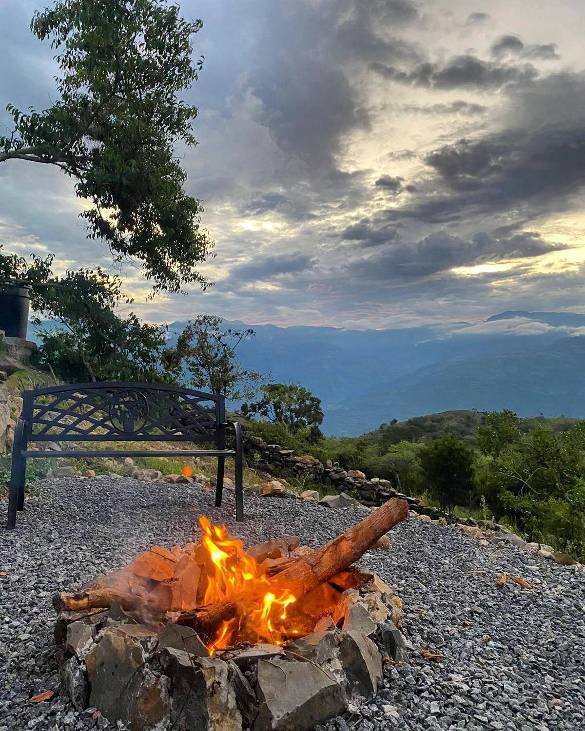 Cabana Susurros Del Cielo Barichara Bagian luar foto